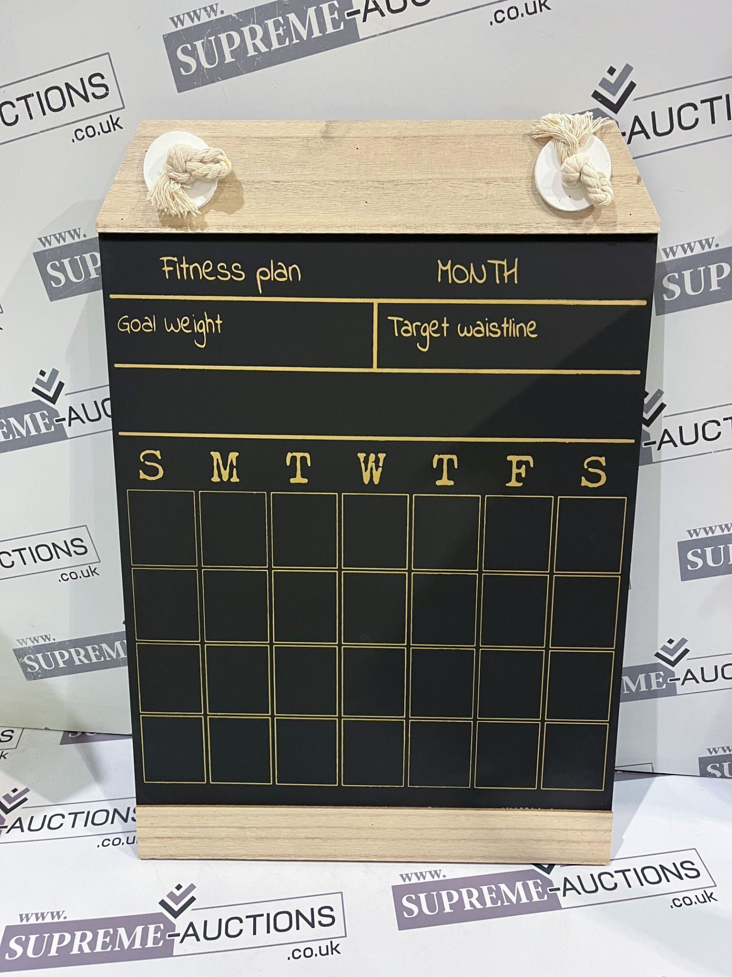 15 X BRAND NEW CHALKBOARD FITNESS PLANNERS R4-3 - Image 2 of 3