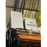 PALLET TO CONTAIN 4 X METAL FILING CABINETS R15-3