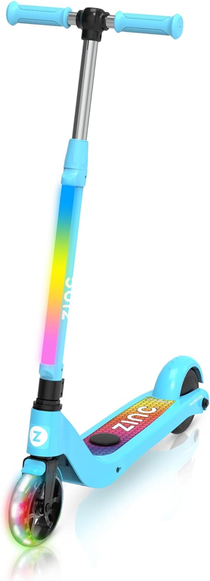 Zinc Light Up Starlight Kids Electric Scooter - Blue(LOCATION - PW) 93