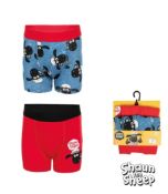 15 X BRAND NEW SHAUN THE SHEEP SETS OF 2 ASSORTED BOXERS (SIZES MAY VARY) DB