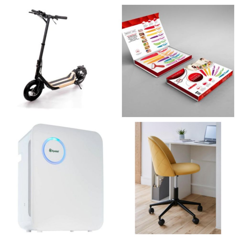 MEGA CLEARANCE INCLUDING ELECTRIC SCOOTERS, FURNITURE, HOT TUBS, COSMETICS, JEWELLERY, TOOLS, TOYS, DIY, GARDEN AND MUCH MORE