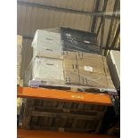 PALLET TO CONTAIN 8 X METAL FILING CABINETS IN VARIOUS SIZES R15-3