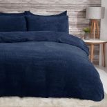 4 X BRAND NEW SLEEPDOWN COSY COLLECTION DOUBLE JACQUARD TEDDY FLEECE DUVET SETS R12-6