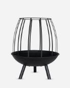 Brand New La Hacienda Large Steel Firepit with Pedestal Stand RRP £149 R9.10, Add style to your