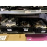 LARGE MIXED LIGHTING LOT IN 3 TRAYS INCLUDING CABINET DRIVER BOXES, CABINET LIGHTS ETC S2L