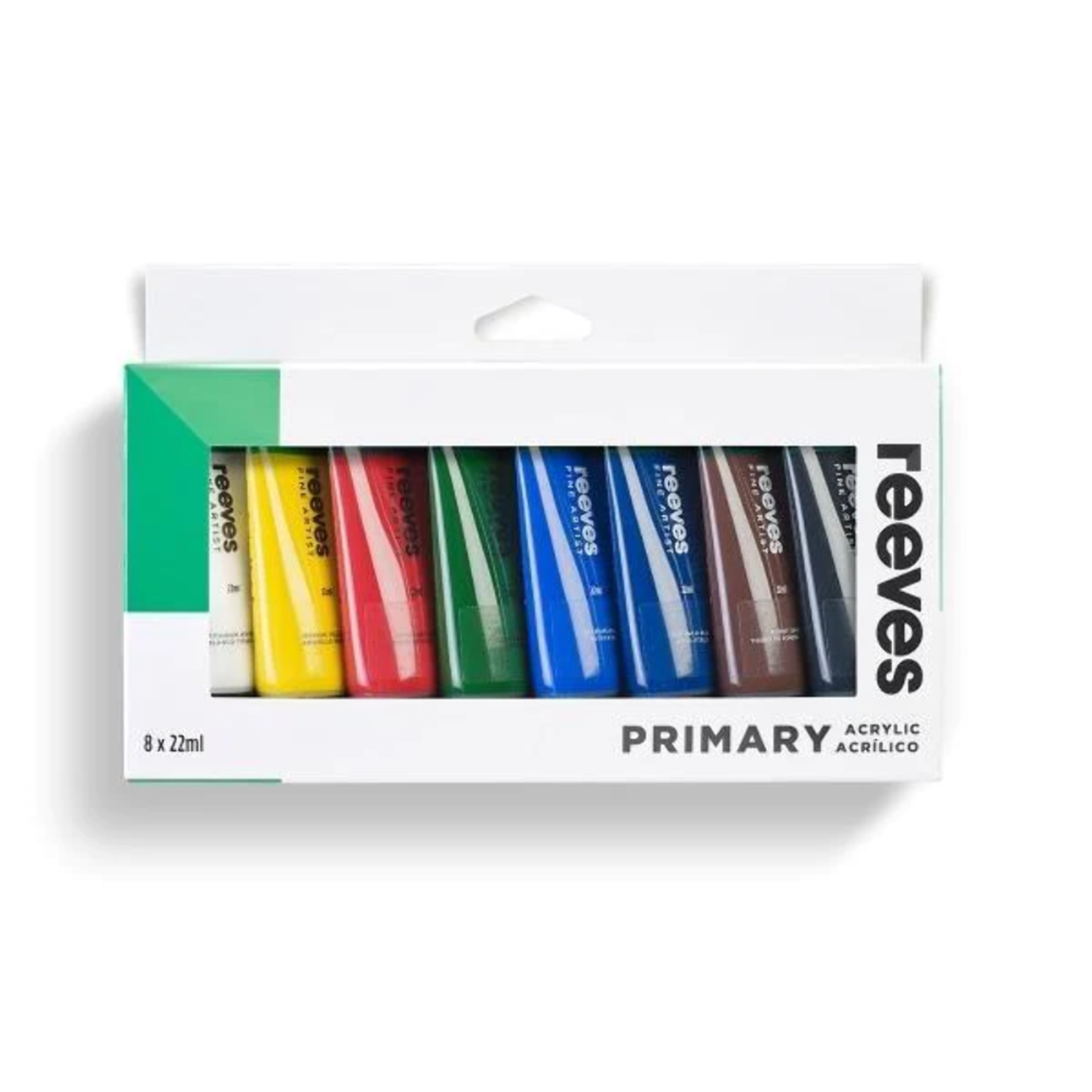 20x BRAND NEW REEVES Fine Artist Acrylic Primary Colours Set 8x 22ml. RRP £12.99 EACH. Reeves