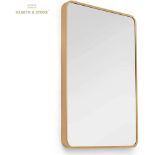 TRADE LOT 10 XBRAND NEW HEARTH AND STONE LUXURY GOLD FRAMED MIRROR RRP £199 R18.10/3.7