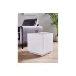 NEW & BOXED ALLURE High Gloss Side Table. RRP £139. Part of At Home Collection, the Allure Living