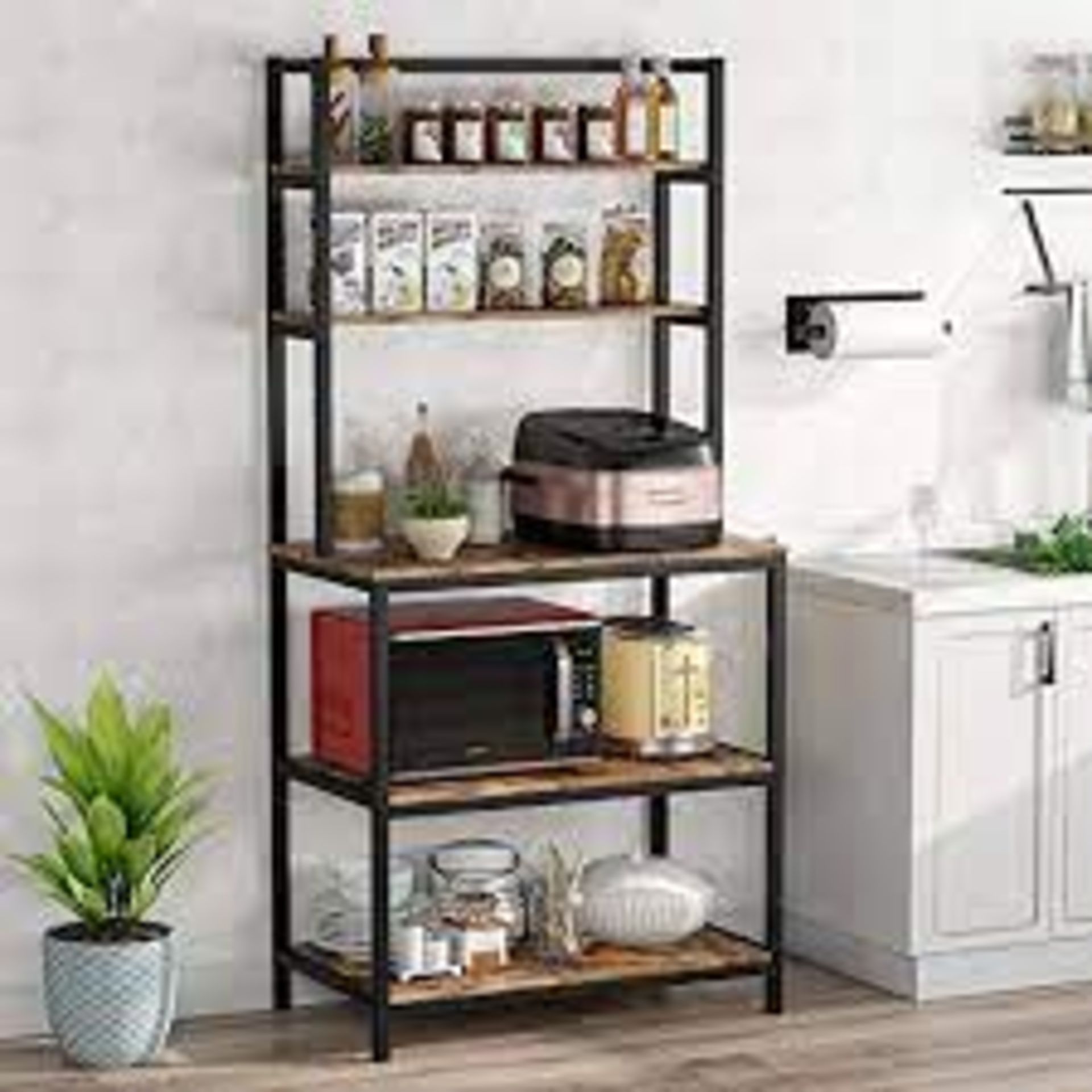 BRAND NEW BAKERS KITCHEN RACK BROWN RRP £199 (X001VI1J49) - Image 2 of 2