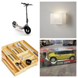 SUPER SUNDAY SALE INCLUDING ELECTRIC SCOOTERS, TOOLS, TOYS, DIY, OUTDOOR FURNITURE, BUILDING MATERIALS, CLOTHING AND MUCH MORE