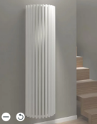 New & Boxed Talles White Vertical Designer Radiator. Size: (W)500mm x (H)1800mm. RRP £540.