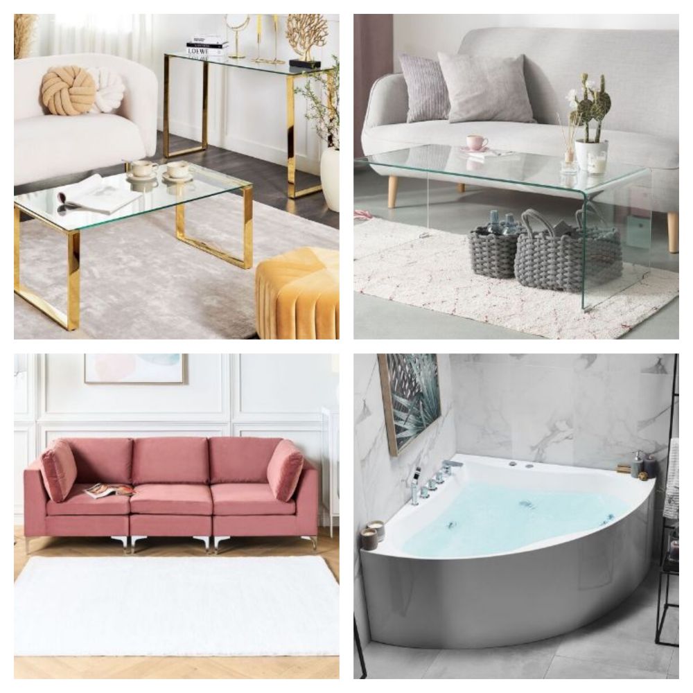 Deluxe Bathtubs & Spa Bathtubs, 3 Seater Sofas, Chaise Lounges, Faux Leather Armchairs, Bar Stools, Cabinets, Bedside Tables, Pouffes and more