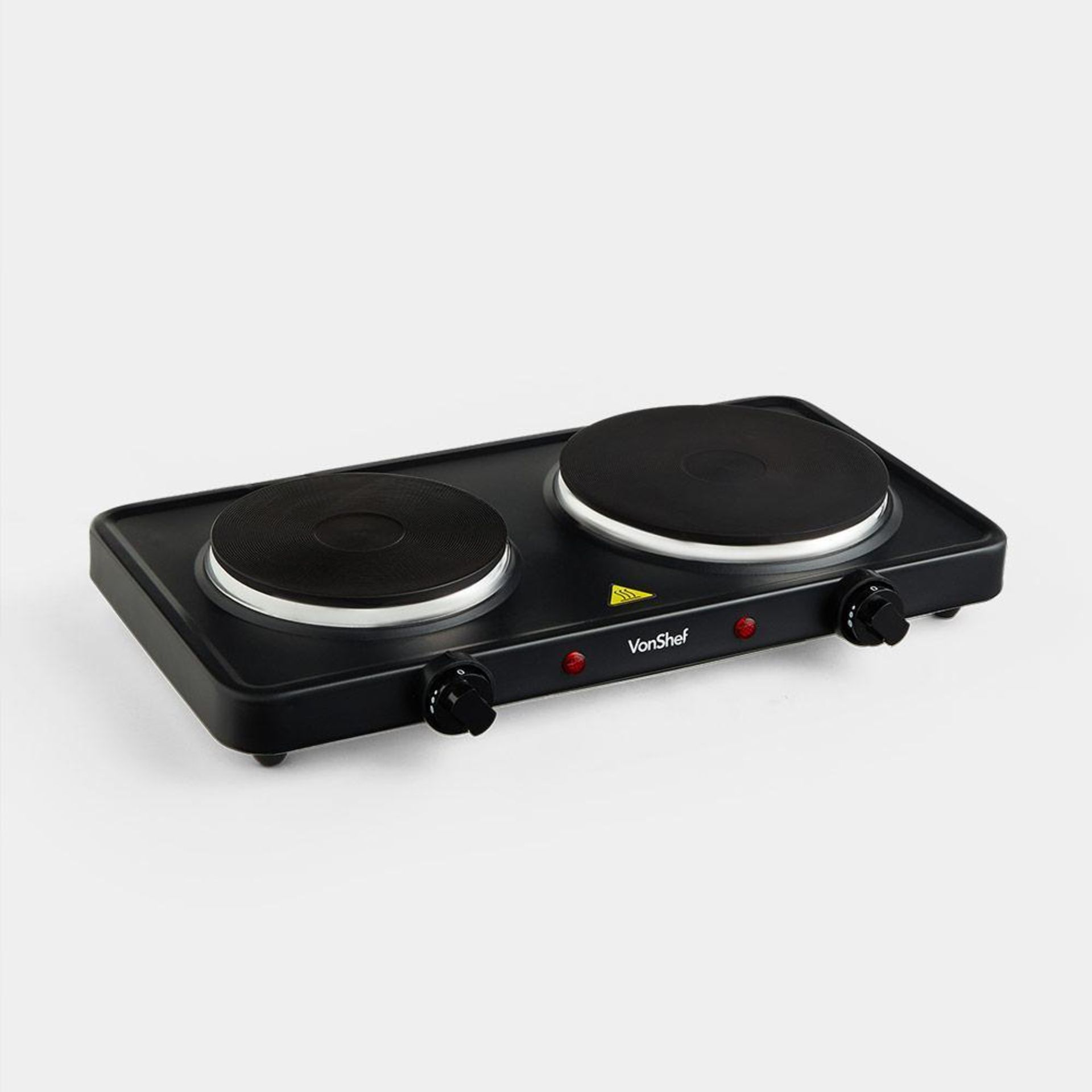 Double Hot Plate - ER50. This VonShef Double Hot Plate is small but mighty. Completely portable &