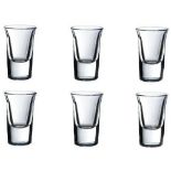 25ml Glass Shot Glasses - ER50. What is a party without shots?The VonShef 6 Piece Shot Glass Set