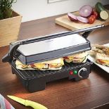 VonShef 2 Slice Sandwich Press and Grill - ER51. VonShef 2-in-1 Sandwich Toaster Maker and Grill,