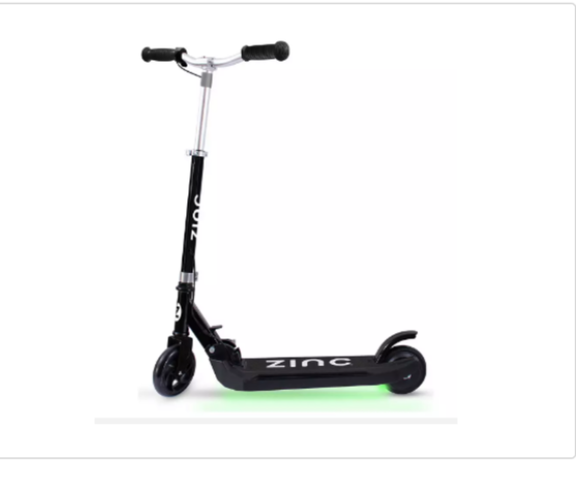 Zinc Folding Light Up Electric E5 Scooter. RRP £195.00. - ER45. There is tons of fun to be had