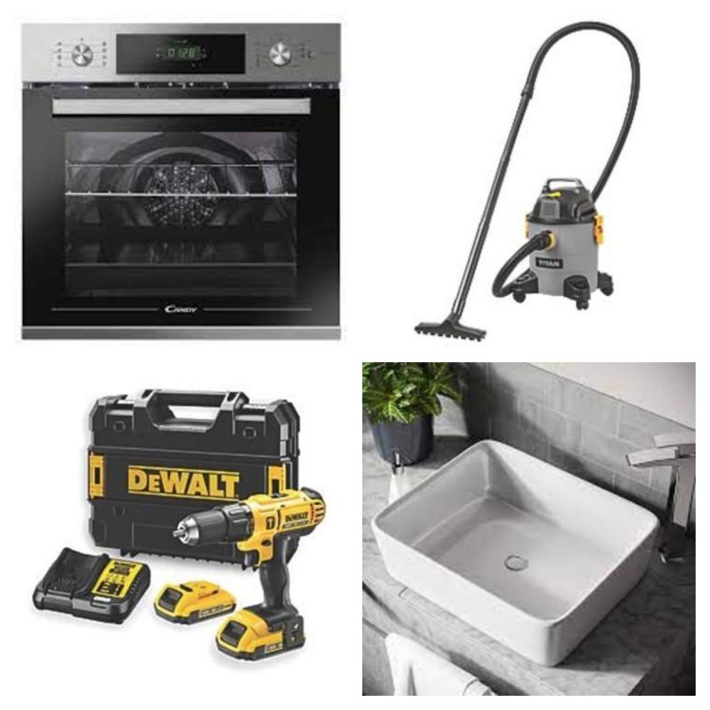 Dewalt, Ryobi, Makita, Karcher - Power Tools, Combi Drills, Petrol Trimmers, Chainsaws, Nail Guns, Impact Drivers, SDS Drills, Ovens, Washers