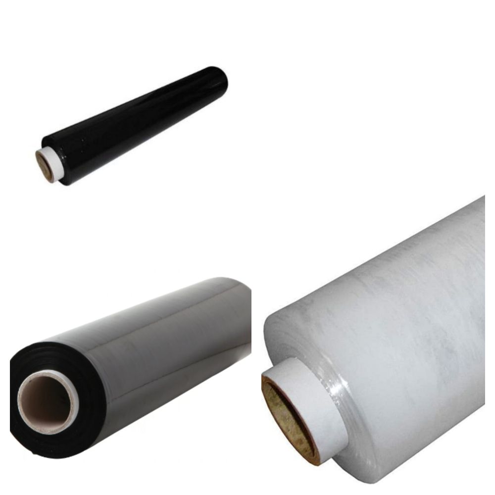 Trade & Pallet Lots of Black & Clear Pallet Wrap - Delivery Available!