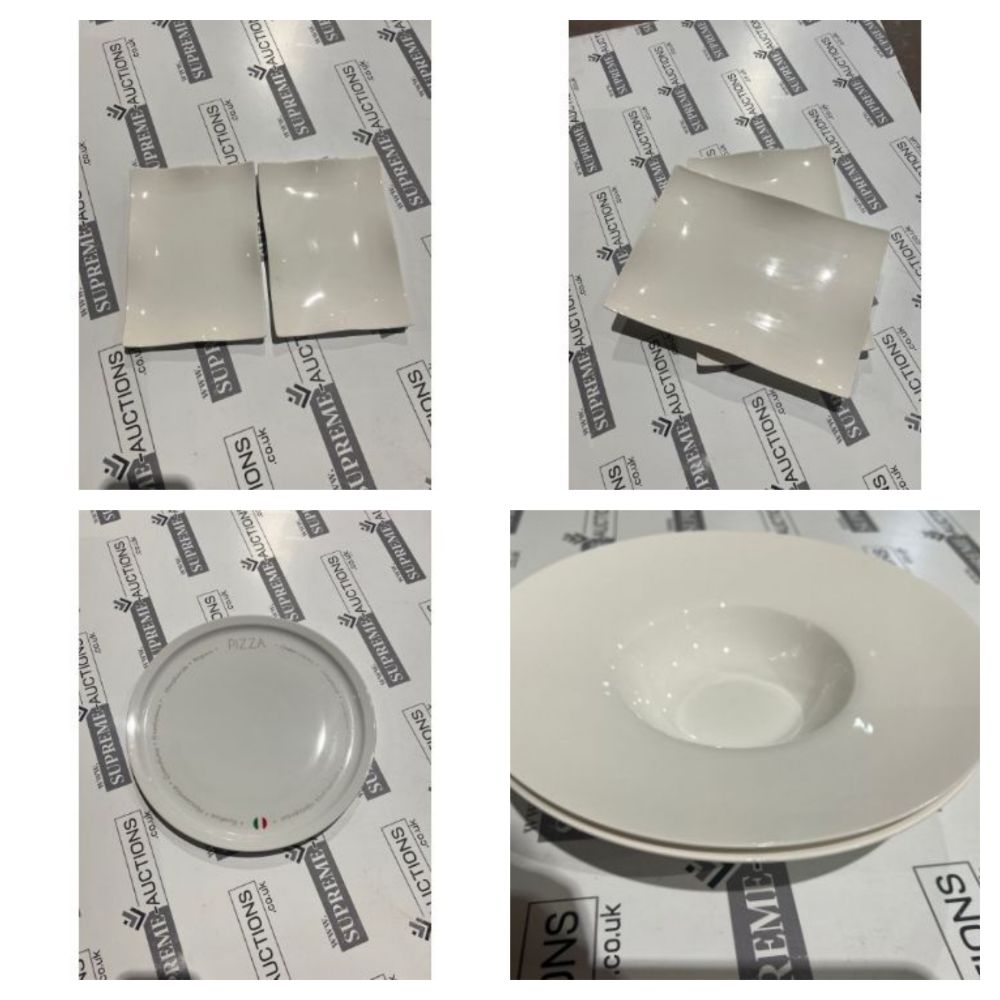 Liquidation of High End Crockery Items - Plates, Bowls, Pizza Plates, Side Plates & More - Delivery Available - Trade Lots!