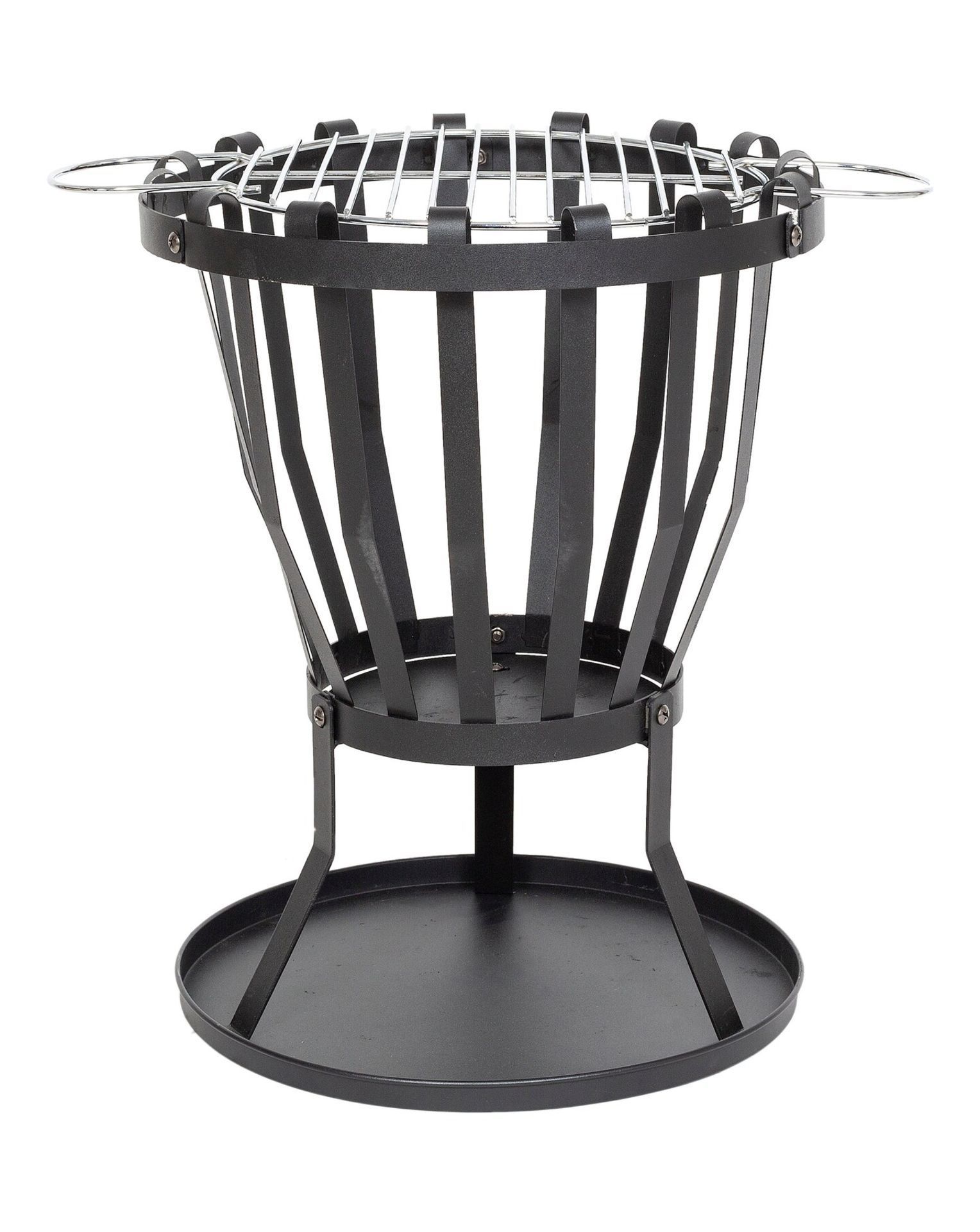 2 X NEW & BOXED LA HACIENDA Curitiba Fire Basket with Cooking Grill. RRP £55 EACH. The simple - Image 2 of 2