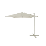 Trade Lot 5 x New & Boxed Luxury 2.5m Sand Overhanging Parasol- Sand. This square overhanging