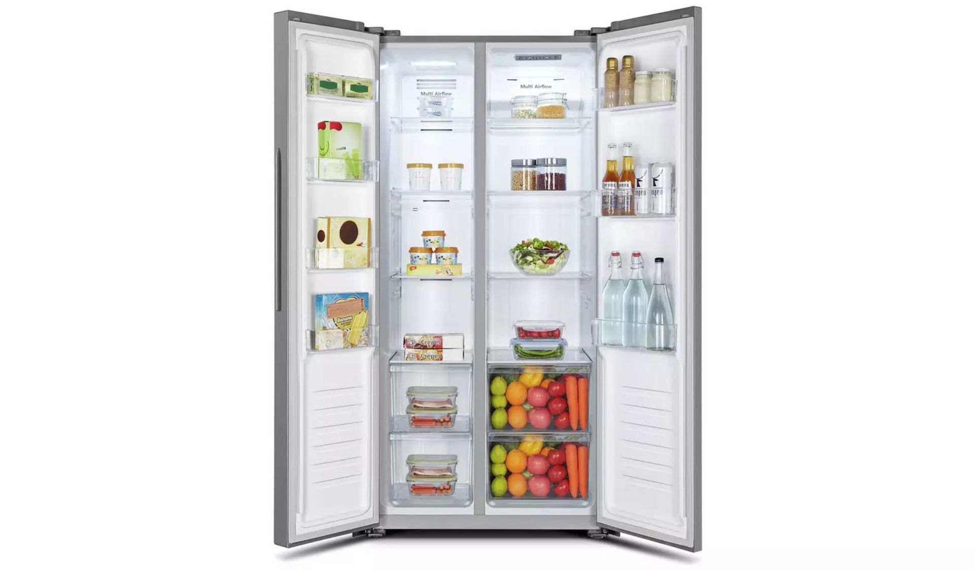 Fridgemaster MS83430ES American Fridge Freezer - Silver. - RRP £850.00. Packed with feature and an - Image 2 of 2
