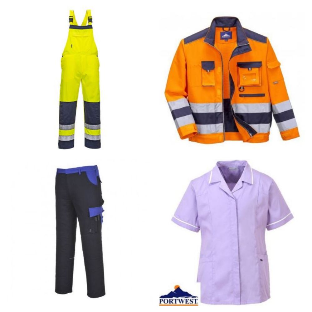 Liquidation of Portwest Workwear - Over £250,000 RRP Value - Overalls, T-Shirts, Polo Shirts, Vests, Trousers, Boots & More- Delivery