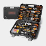 120Pc Ultimate Hand Tool Set. - ER52. Made from chrome vanadium and carbon steel, this heavy-duty