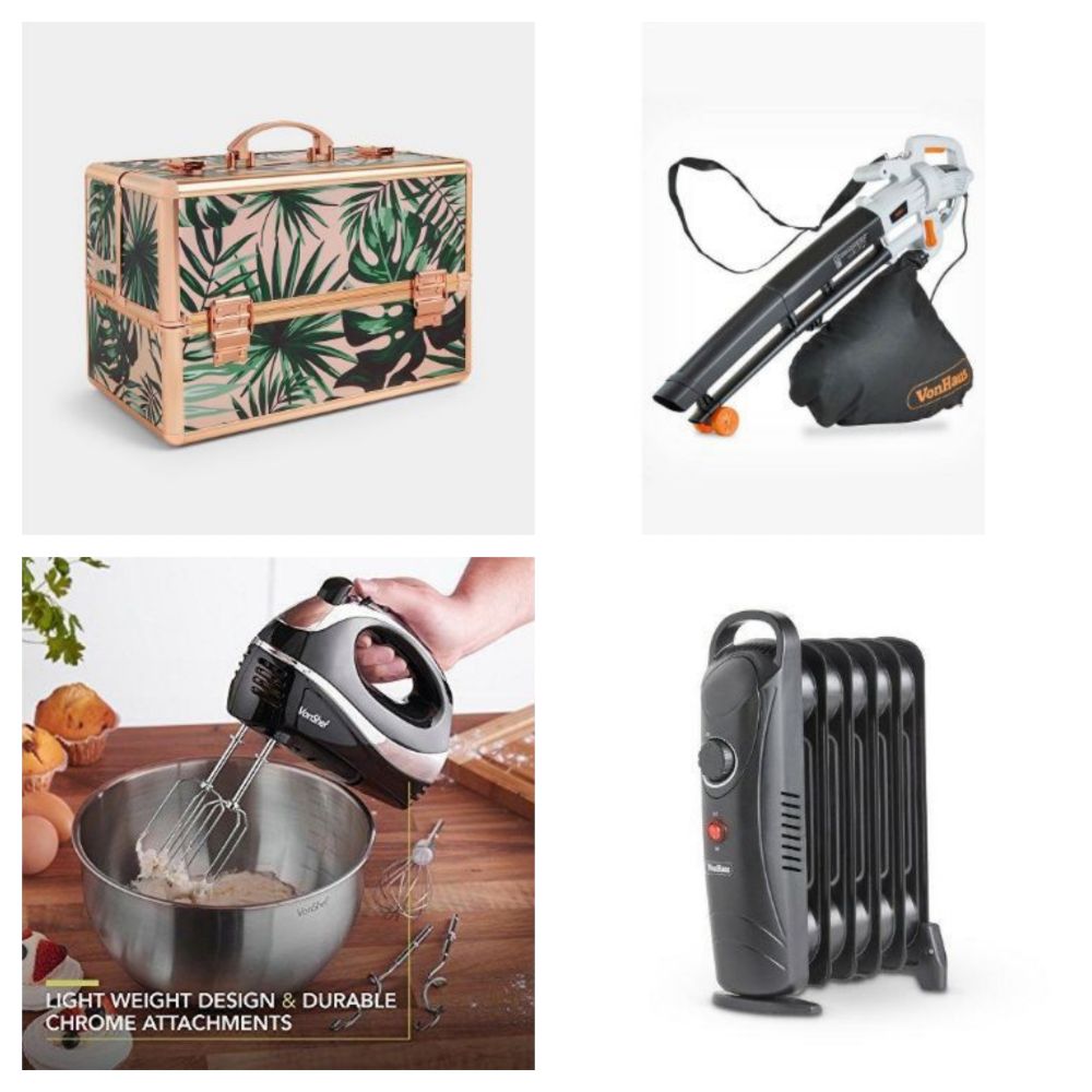 Cordless Drills, Hammer Drills, Leaf Blowers, Lawnmowers, Impact Drivers, Dining Tables, Tool Sets, Slow Cookers and much more