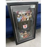 FRAMED PICTURES OF KELL BROOK WINNING I.B.F WORLD TITLE FIGHT
