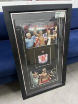 FRAMED PICTURES OF KELL BROOK WINNING I.B.F WORLD TITLE FIGHT