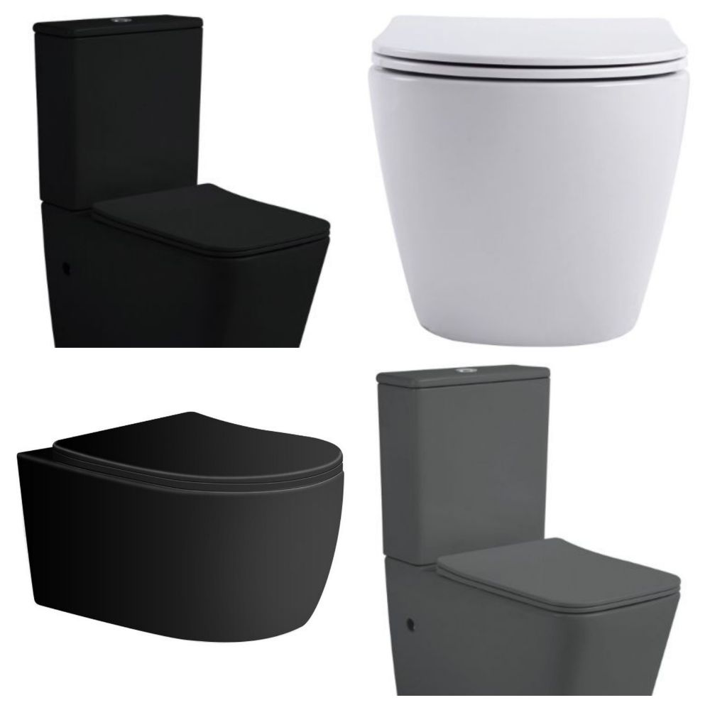 New & Boxed Designer Toilets - Various Colours & Styles - Pallets & Single Lots