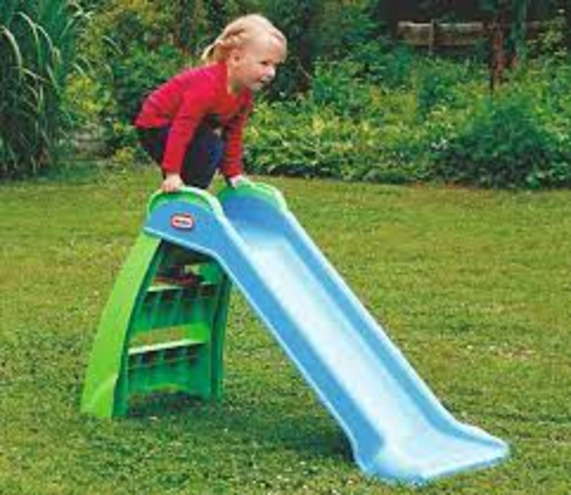 Little Tikes First Slide (Blue). - ER22. Introduce your littlest one to all the fun of the park with