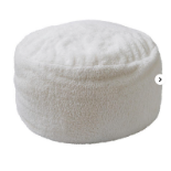 Cuddle Fleece Beanbag. - ER22. Use as a cosy extra seat or footstool while adding a cute accessory