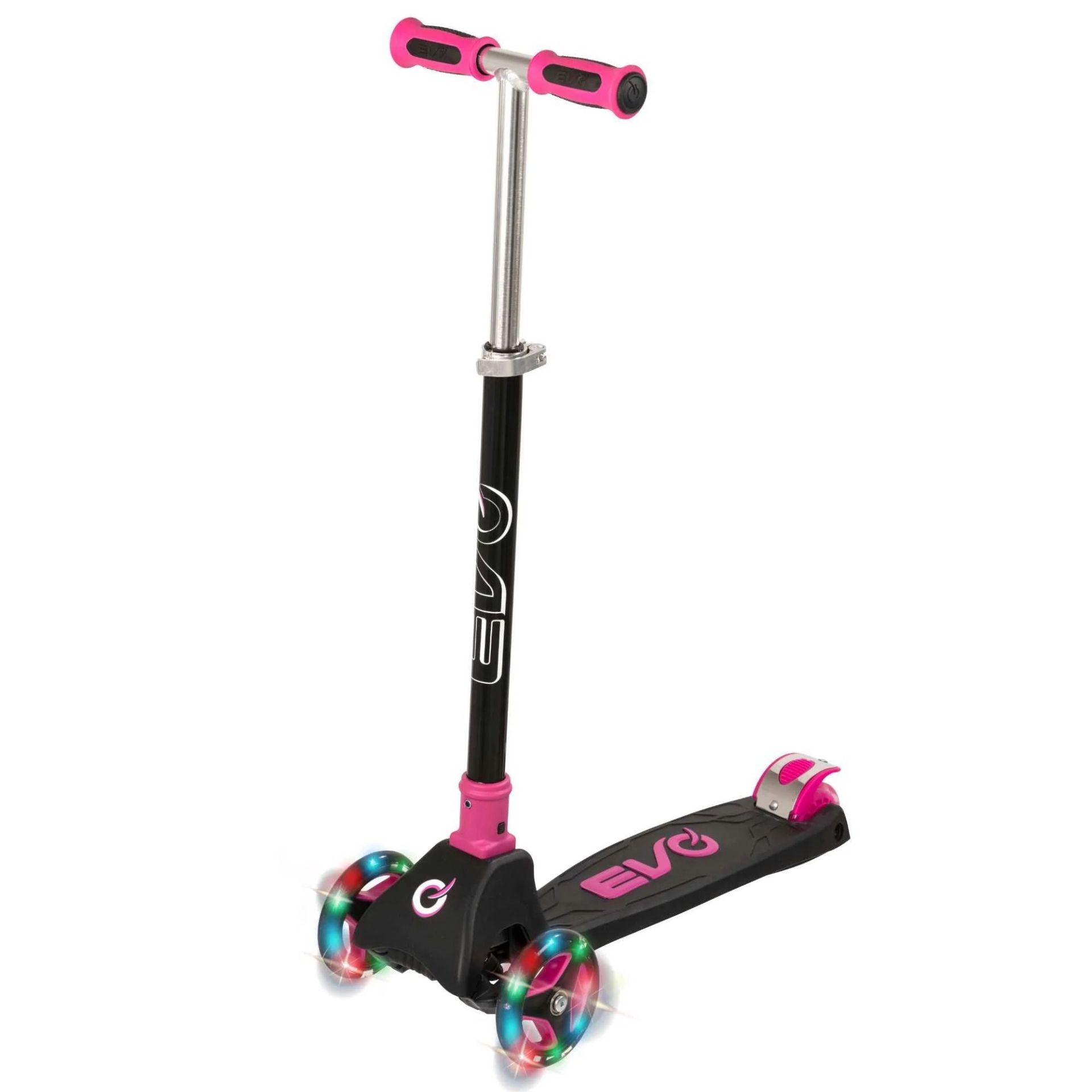EVO Light Up Cruiser Scooter | Pink. - ER22. This fun, durable Light up Cruiser Scooter has been