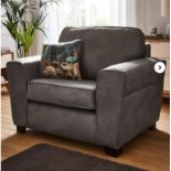 Lennox Armchair. - ER23. RRP £699.00. The Lennox Armchair is composed of a 100% polyester faux