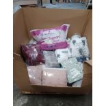 Trade lot x 10 of Assorted Deluxe Throws, Fleece Throws, Curtains, Duvets, Pillows and more. RRP
