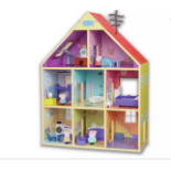 Peppa Pig Wooden Playhouse. - ER22. Bring the world of Peppa Pig to life at home with this beautiful