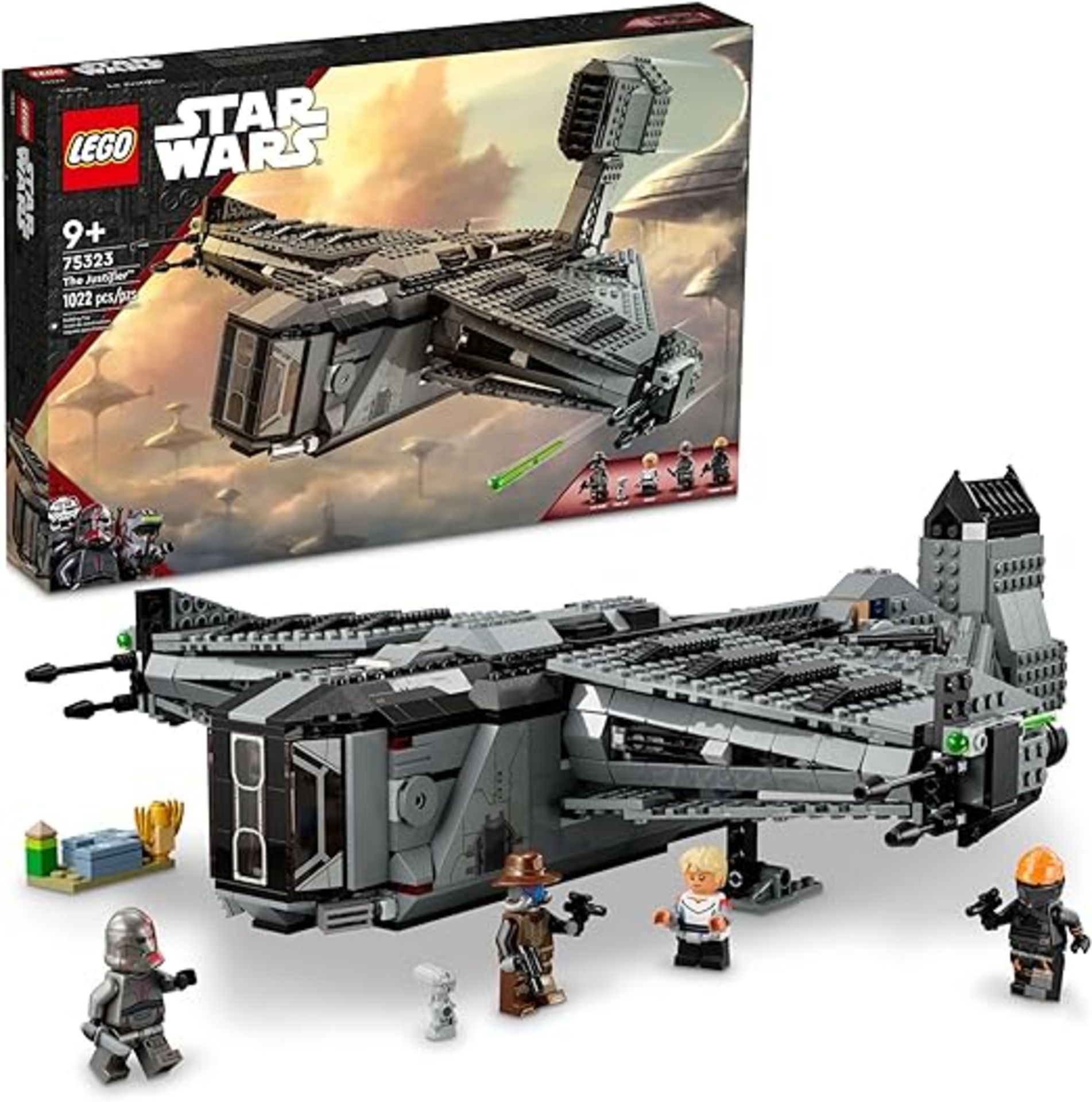 LEGO Star Wars The Justifier 75323 Building Toy Set. - ER22. RRP £239.99. Features a LEGO Star