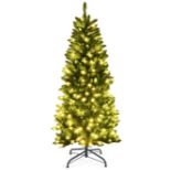 Artificial Pencil Christmas Tree With 250 Warm White Ul-Listed Lights-5Ft (LOCATION H/S 1.6.2)