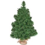 60 Cm High Artificial Table Tree Unlit Artificial Christmas Tree Green (LOCATION H/S 1.6.2)