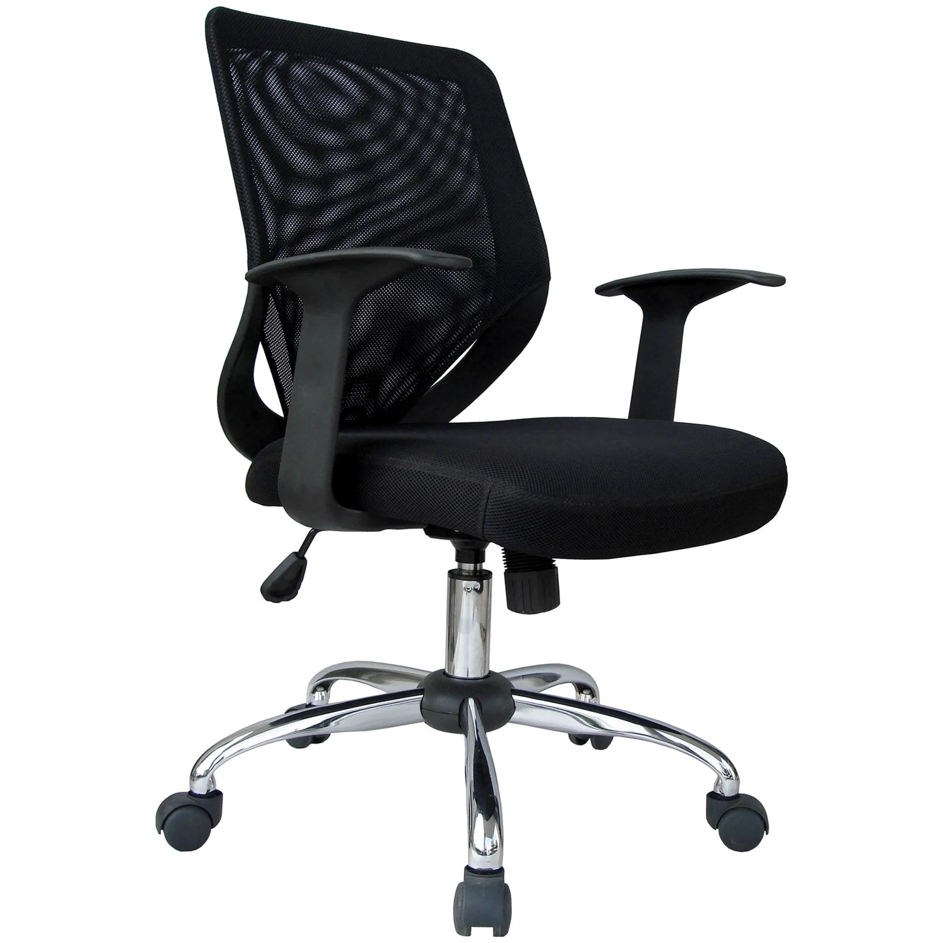 BRAND NEW OFFICE INTERIORS BLACK MESH SPINE CHAIR RRP £219 R9-6