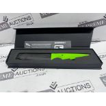 13 X BRAND NEW EDGE OF BELGRACIA GREEN SANTOKU KNIVES R9B.11