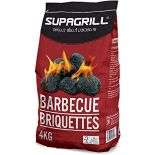 10 X BRAND NEW 8KG BAGS OF SUPA GRILL BBQ BRIQUETTES R3.7