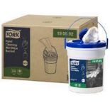 30 X TORK 58 SHEET W14 190592 HAND CLEANING WET WIPES BB SEP 23 R13.7/12.4