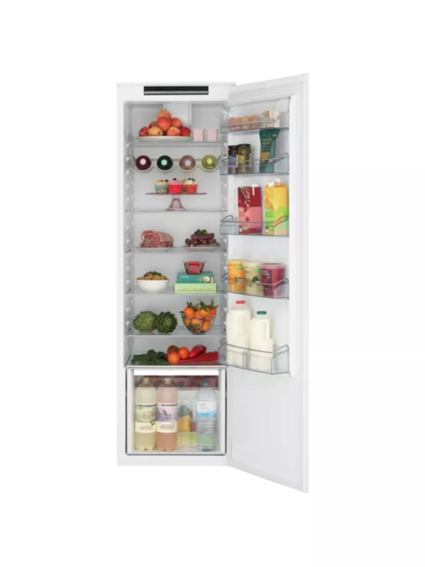 John Lewis & Partners JLBILIC08 Tall Integrated Larder Fridge, A+ Energy Rating, 54cm Wide. - H/S.