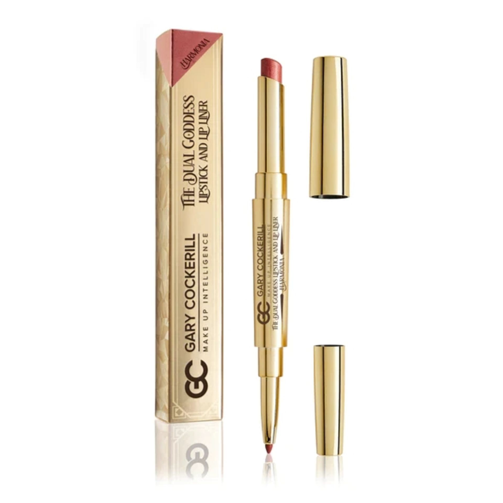 17 X BRAND NEW GARY COCKERILL THE DUAL GODDESS LIPSTICK AND LIP LINER HARMONIA RRP £26 EACH S1P