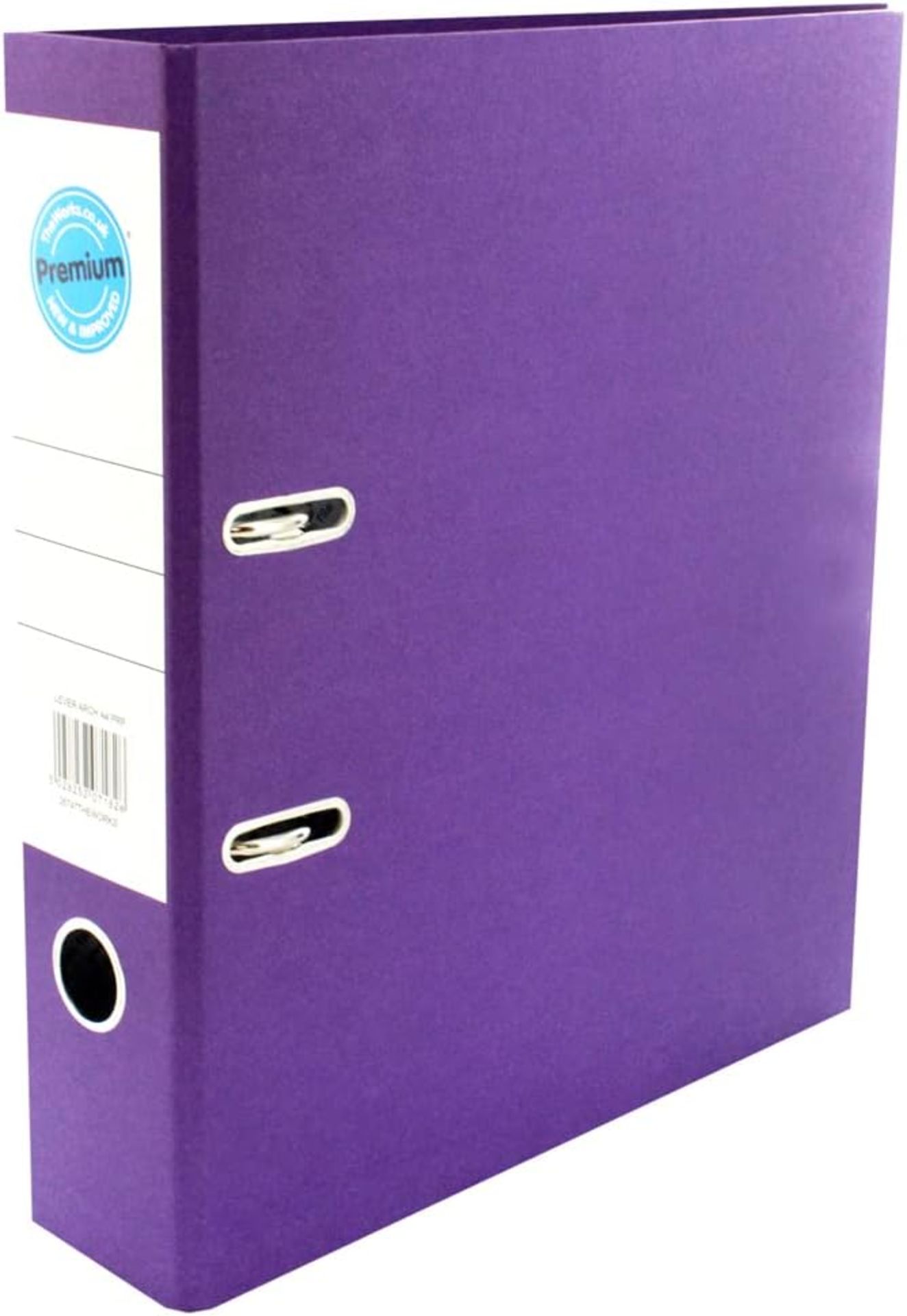 8 X BRAND NEW PACKS OF 10 EXACOMPTA PURPLE LEVER ARCH FILES A4 RRP £48 PER PACK R9-8