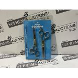 16 X BRAND NEW EQUINOX PROFESSIONAL SERIES RAZOR EDGE HAIR CUTTING AND THINNING SCISSORS 2 PACK