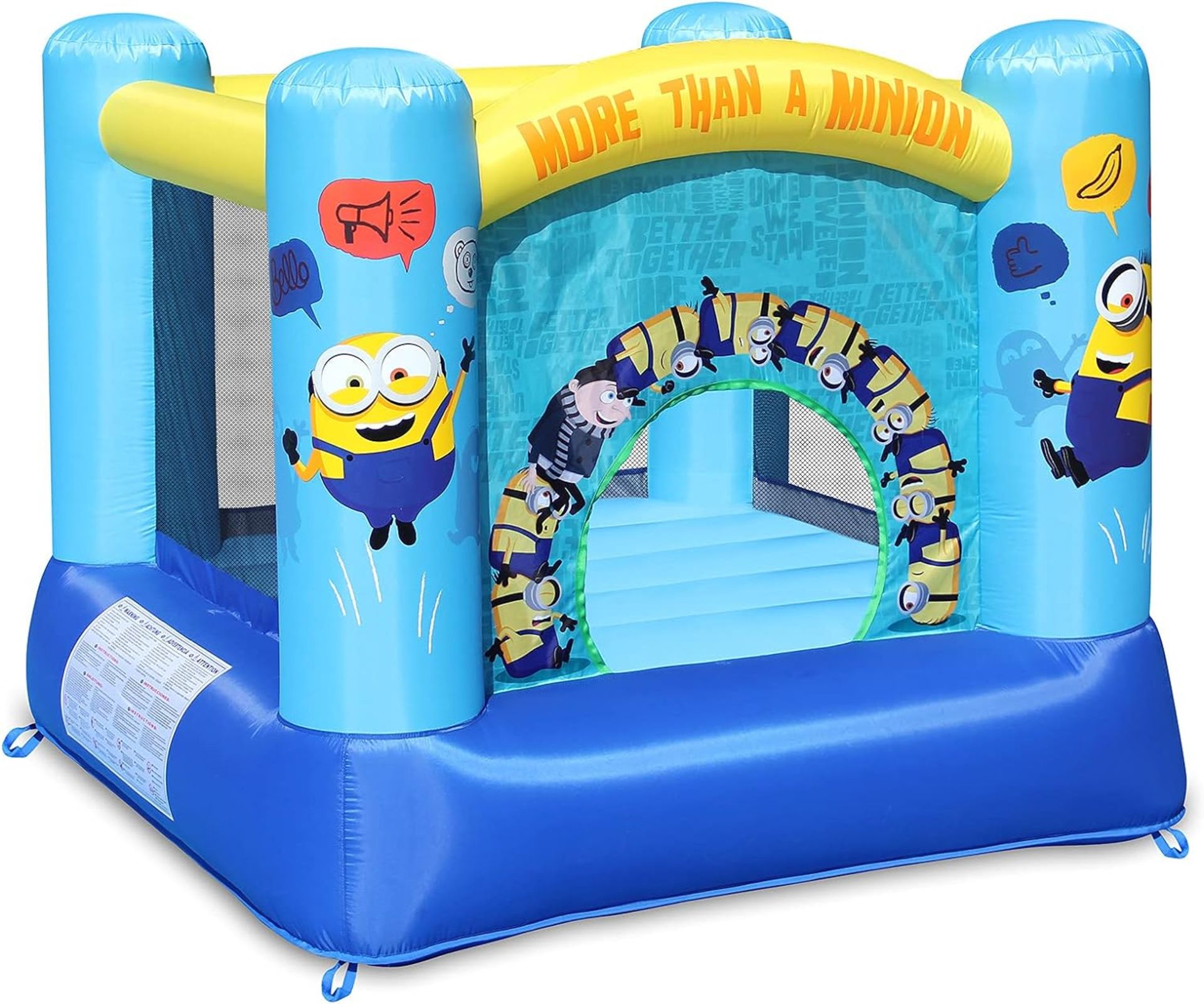 New & Boxed Minions Inflatable Bouncy Castle. RRP £219.99 each. Playtime Joy: The Plum Minions